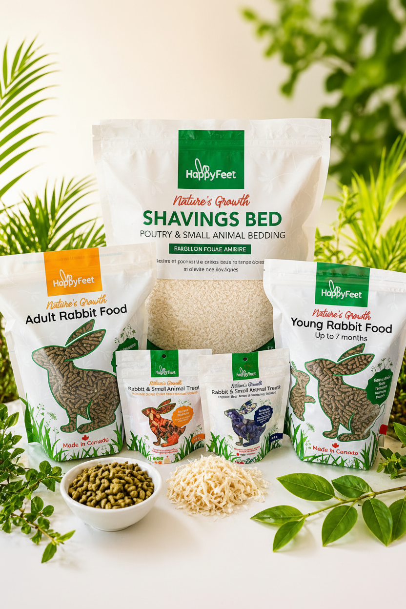 Small Animal Bundle – Rabbit Food, Treats & Natural Paper Bedding for Guinea Pig, Chinchilla, Hamster, Gerbil, Rat & Mice🍁