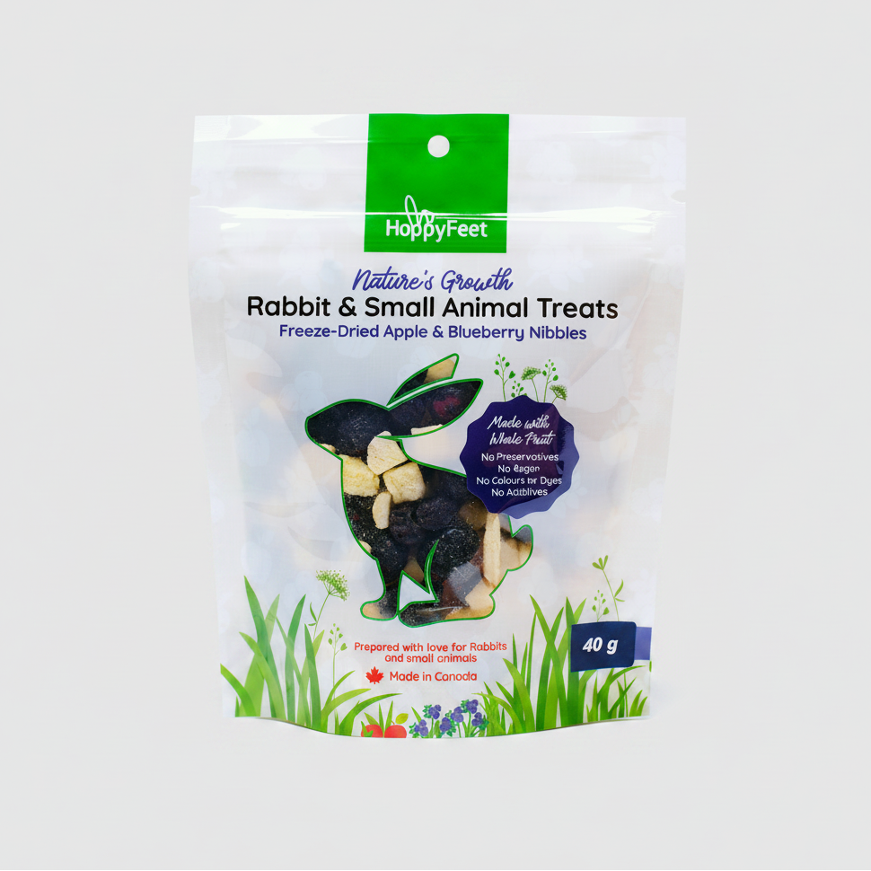 Made In Canada🍁All Natural Crunchy, Tasty Freeze Dried Apple and Blueberry Nibbles