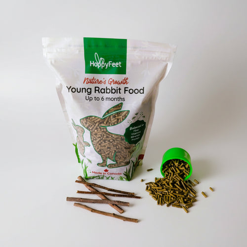 All Natural, Tasty, Crunchy Young Rabbit Food 4lb Bag. Made In Canada🍁